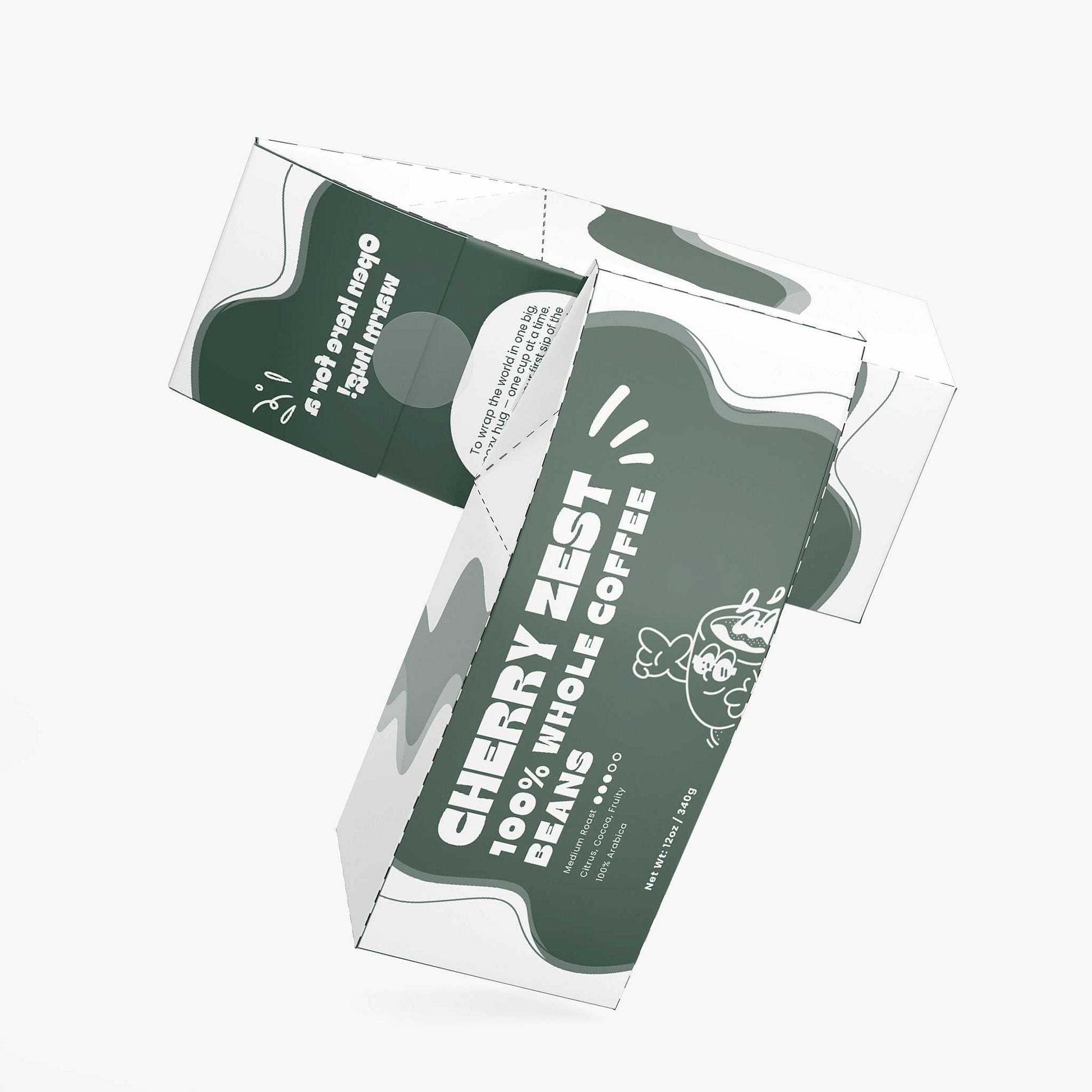 Cherry coffee gift - Cherry Zest medium roast flavored coffee bag