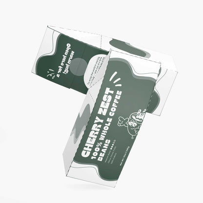Cherry coffee gift - Cherry Zest medium roast flavored coffee bag