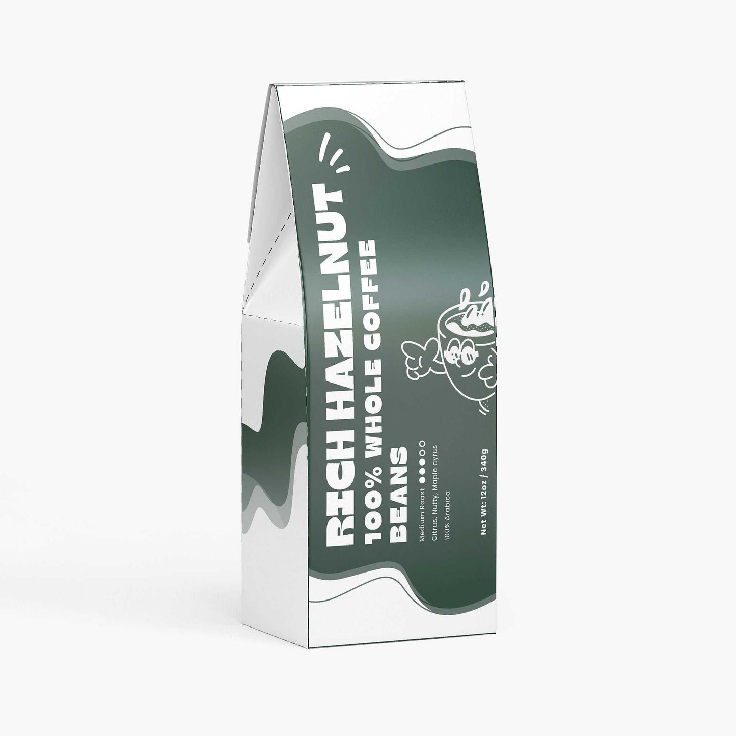 Rich Hazelnut medium roast coffee - hazelnut flavored coffee gift