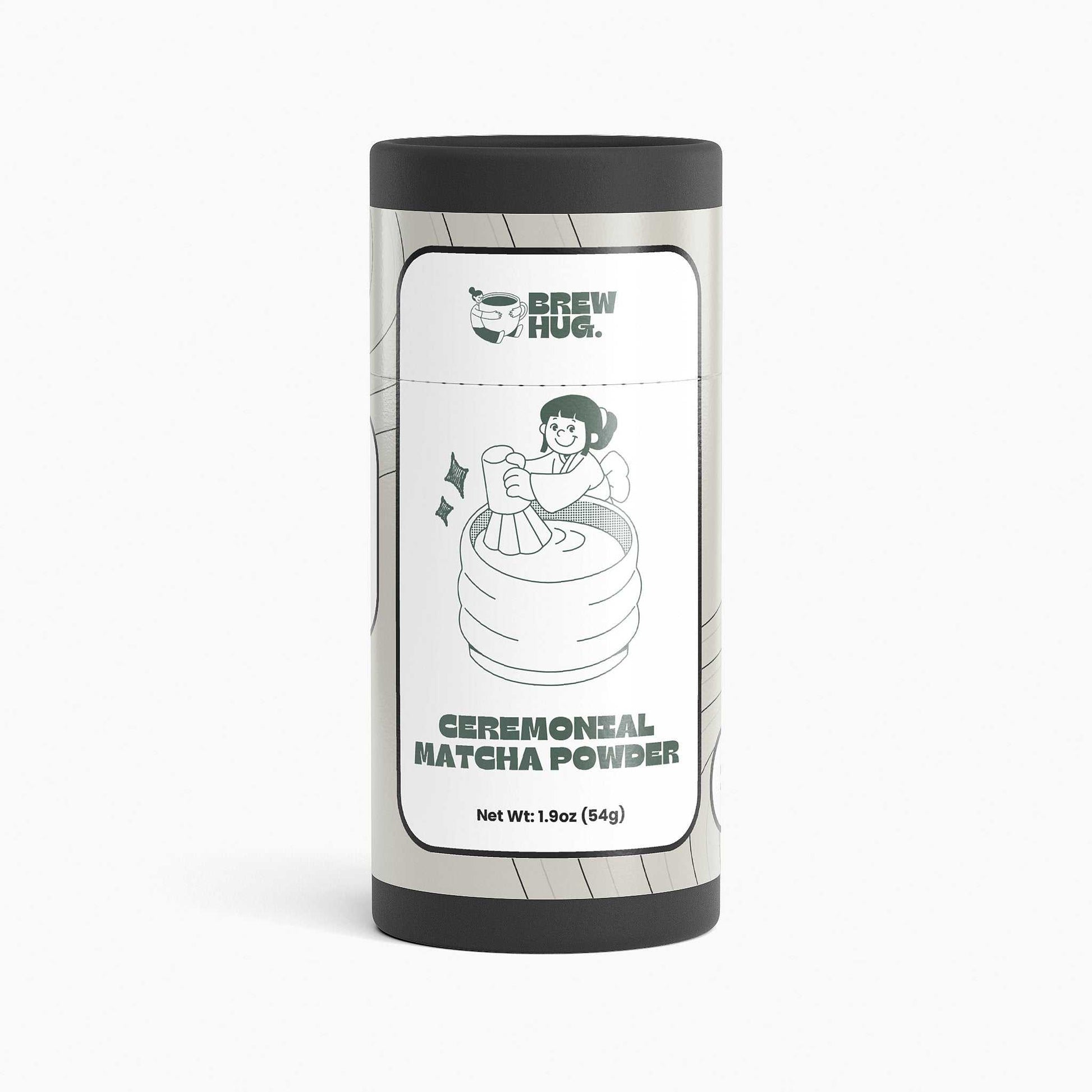 Ceremonial matcha powder - premium Japanese matcha tea gift canister