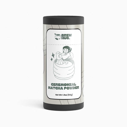 Ceremonial matcha powder - premium Japanese matcha tea gift canister