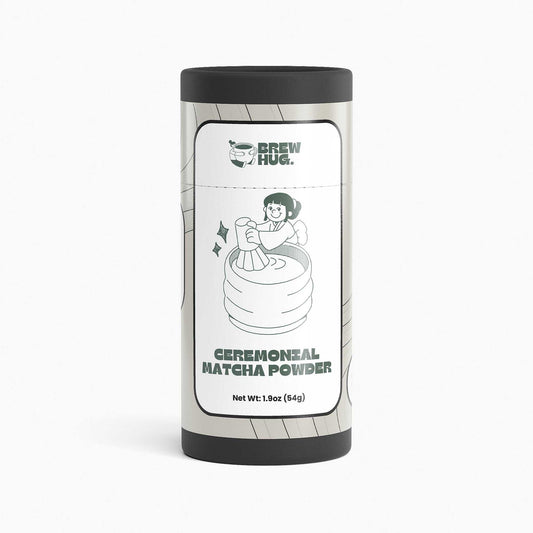 Ceremonial matcha powder - premium Japanese matcha tea gift canister
