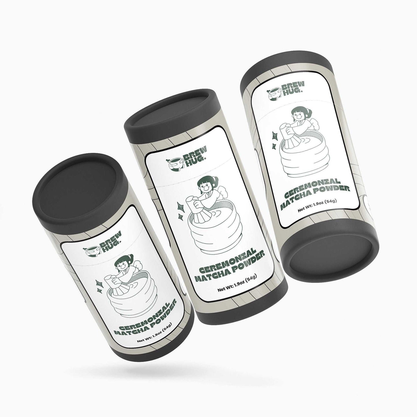 Matcha powder gift set - ceremonial grade Japanese matcha tea canisters