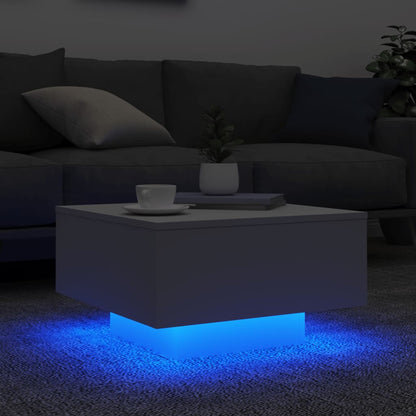 55" LED Coffee Table with Lights - Modern Illuminated Coffee Table - Brewhug 