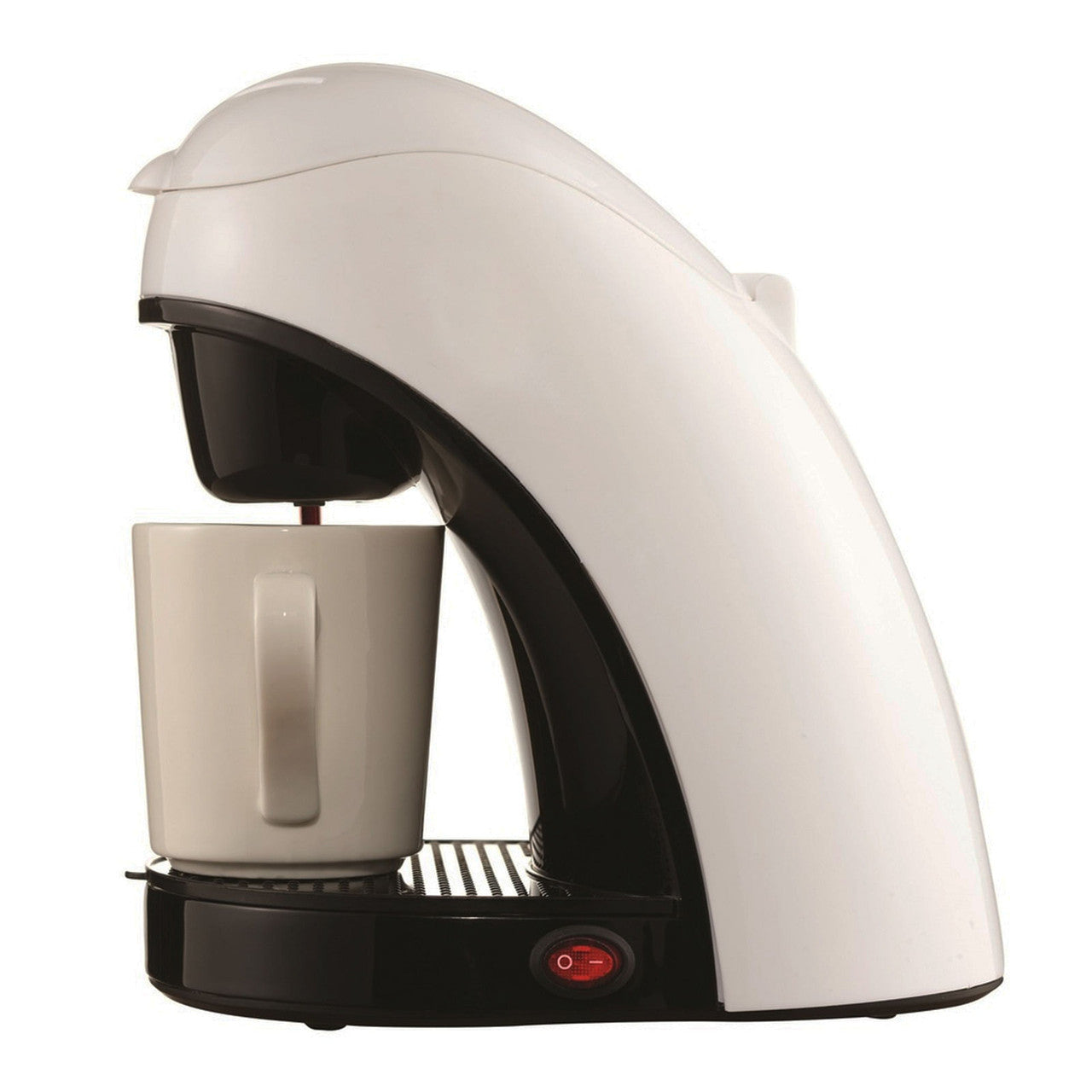 Brentwood Single Cup Coffee Maker - White - Brewhug 